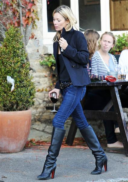 Moda: Look invernal para KATE MOSS