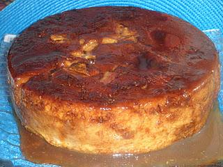 Pudin de manzana y coco