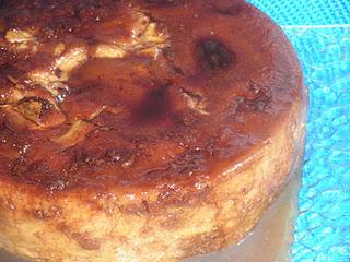 Pudin de manzana y coco