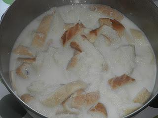 Pudin de manzana y coco