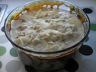 Pudin de manzana y coco