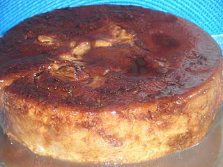 Pudin de manzana y coco