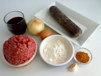 Receta desafío ROBOCHEF, albóndigas en salsa de morcilla y almendras