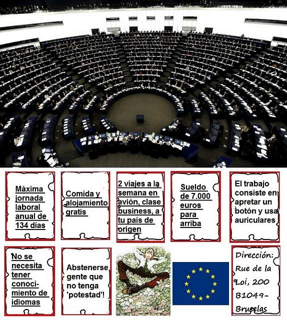 El Eurocinismo de los Eurodiputados o  los Privilegios de la Eurocasta.