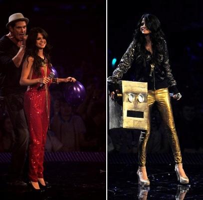Todos los looks de Selena Gómez en los Premios MTV Europe 2011