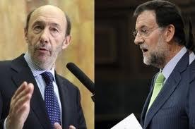 El Debate entre Rajoy y Rubalcaba en los medios de comunicación.