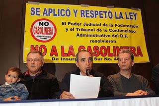 Vecinos ganaron todo contra gasolinera; hoy esperan sea ordenada su demolición por el GDF.