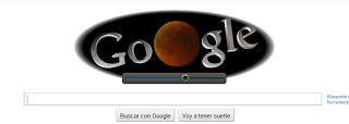 La Luna de Sangre Google Doodle Eclipse Lunar
