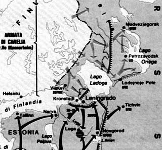 El Grupo de Ejércitos Norte conquista Tikhvin y se prepara para enlazar con los finlandeses - 08/11/1941.