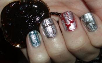El cracking o lo último en maquillaje de uñas