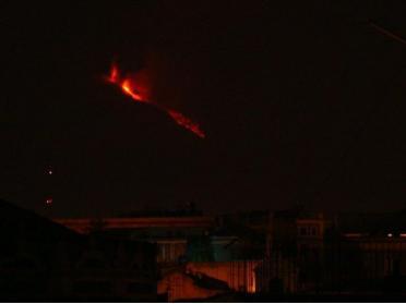 Erupciones del Etna desde casa