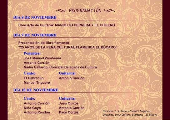 Libro: 25 Aniversario Peña Flamenca El Búcaro