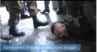 Chile: Tierna represión en la municipalidad de Santiago [+ video]