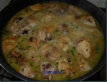 Pollo en pepitoria (receta reto Robochef)