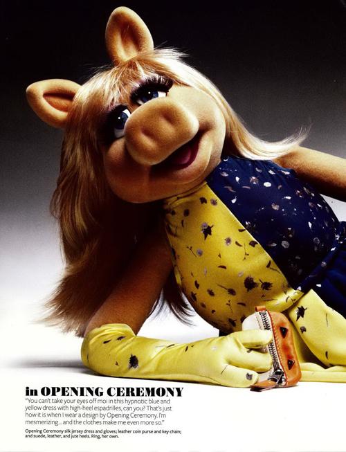 MISS PIGGY UNA MODELO DE LUJO