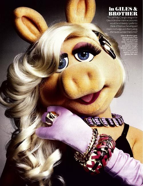 MISS PIGGY UNA MODELO DE LUJO