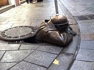 Bratislava y sus populares estatuas.