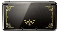Una 3DS con motivos de Zelda.