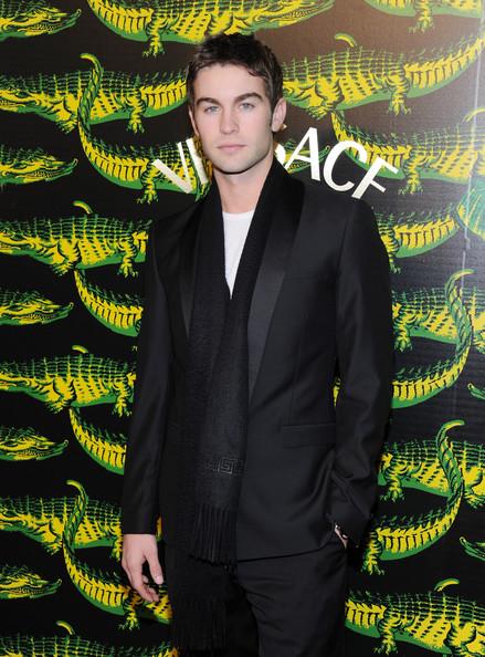 Actor Chace Crawford attends the Versace for H&M Fashion event at the H&M on the Hudson on November 8, 2011 in New York City.