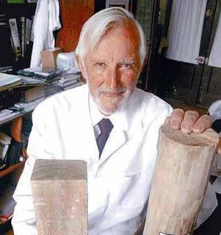 Burkhard Seeger, químico de la Universidad de Concepción, creador del preservante. El Mercurio.com