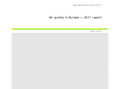 AEMA: Calidad Aire Europa. Informe 2011