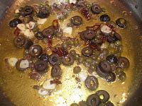 Receta desafío ROBOCHEF, Spaghetti alla puttanesca.