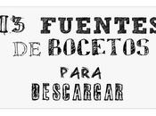 Fuentes Bocetos Para Descargar
