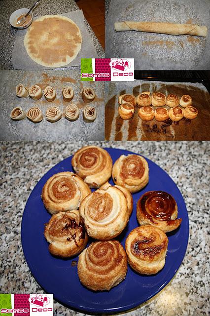 RECETA PLIS PLAS: ROLLITOS DE CANELA