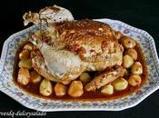 Pollo entero asado olla programable