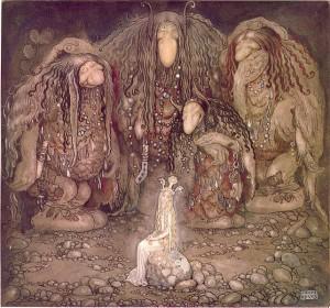 La princesa raptada por los trols, del ilustrador John Bauer