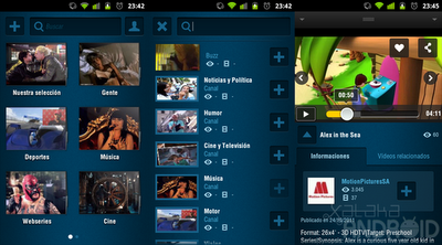 Dailymotion lanza su aplicación para Android