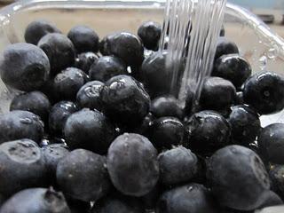 Waffles noruegos con arandanos