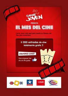 Carné Joven presenta 'El mes del cine', y puedes ganar entradas gratis para tus cines favoritos