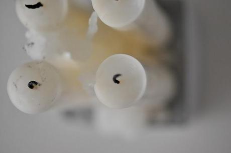 Diy: Velas + base de cemento