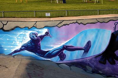 Marvel y DC Comics en el arte urbano