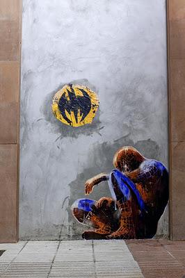 Marvel y DC Comics en el arte urbano