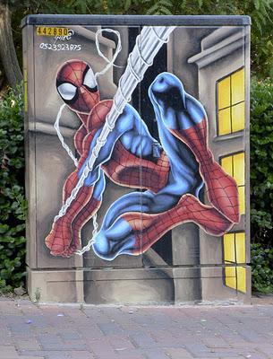 Marvel y DC Comics en el arte urbano