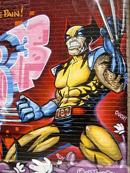 Marvel y DC Comics en el arte urbano