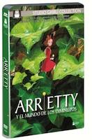 Ediciones de Arrietty en DVD y Bluray