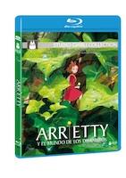 Ediciones de Arrietty en DVD y Bluray