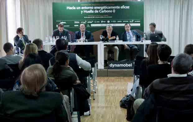 José Hurtado, Gas Natural Fenosa; Gustavo Espigado, KaWarna; Tomás Conde, Grupo BBVA; Rafael Úrculo, Urculo Ingenieros; Rafael Quintana, Rafael de La-Hoz Arquitectos; y Amado Gil, Gas Natural Fenosa.