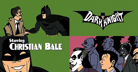 Dark Knight pero al estilo de Batman del 60