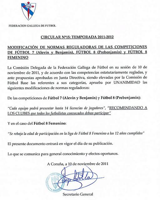 LOS CAMBIOS EN EL FÚTBOL SIETE PUEDEN APLICARSE ESTE FIN DE SEMANA (SEGÚN LA CIRCULAR QUE NO CIRCULÓ DEMASIADO)