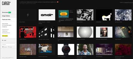 Sitio web para artistas: Cargo