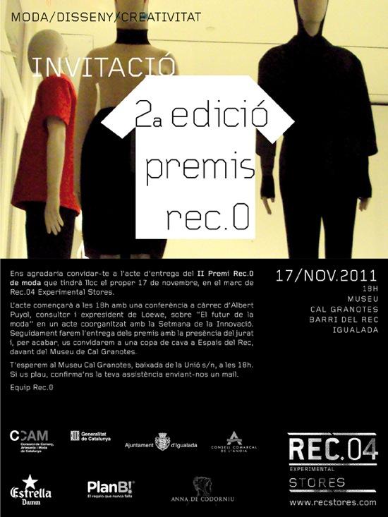Invitació II Premis Rec.0
