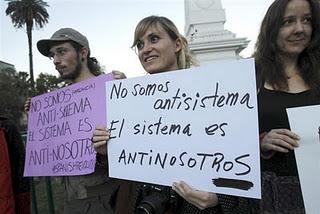 Las pancartas de la crisis