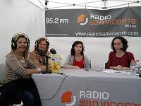 Ana Pomares. Entrevista en Radio San Vicente