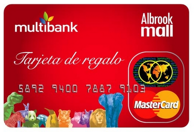 Tarjeta de regalo MasterCard y Multibank