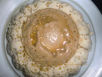 Flan de huevo y café