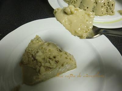 Flan de huevo y café